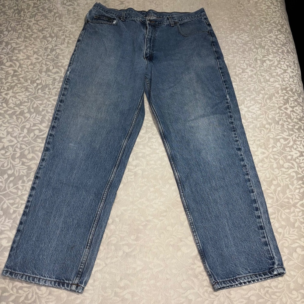 Member's Mark Jeans Mens 40x32 Blue Straight Leg Cotton Denim